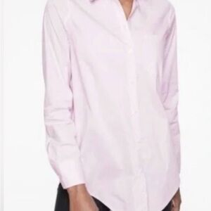Athleta Marinwood Stripe Shirt, Pink